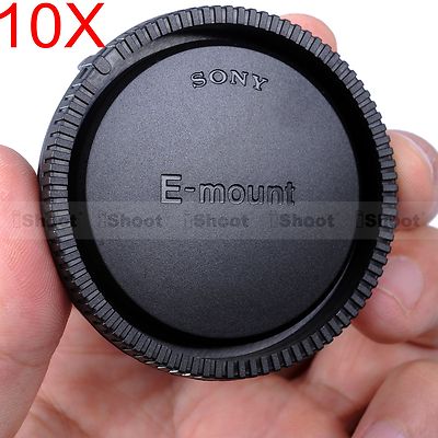 10pcs Rear Cap Cover for Sony Micro SLR Camera E FE SEL Mount Lens FE55/1.8