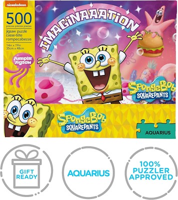 Spongebob Schwammkopf Phantasie 500-teiliges Puzzle 48 cm x 35 cm