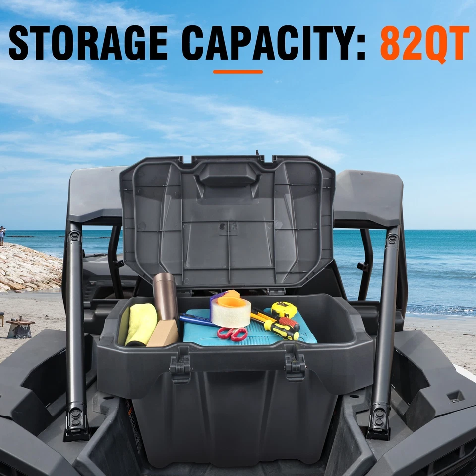 Caixa de carga de armazenamento UTV trava e passeio para Polaris RZR XP 1000 XP4 2024 82 QT 2889611 - Imagem 3 de 4