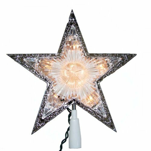 Kurt Adler 10Light Laser Star Christmas Treetop, ClearFestive Christmas Decor eBay