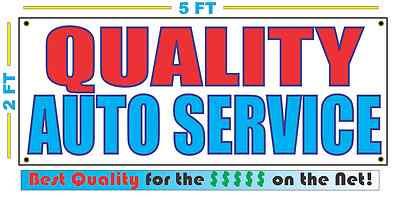QUALITY AUTO SERVICE Full Color Banner Sign NEW XXXL Best Quality for the $$$