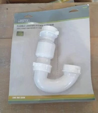 MASTER PLUMBER 321489 FLEXIBLE LAVATORY/KITCHEN DRAIN BEND 1-1/4"●1-1/2" OD SLIP