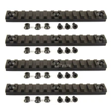 4PCS KEYMOD Aluminum Rail Mount Section 13 Slot Picatinny Weaver