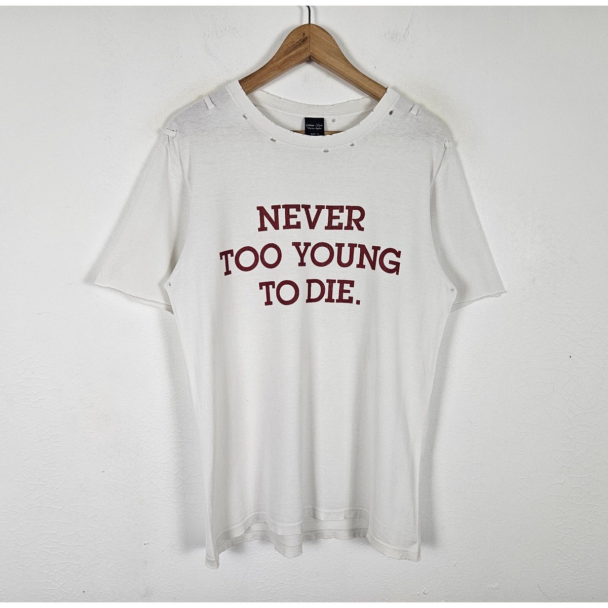 Number Nine SS06 Never Too Young To Die Shirt | eBay