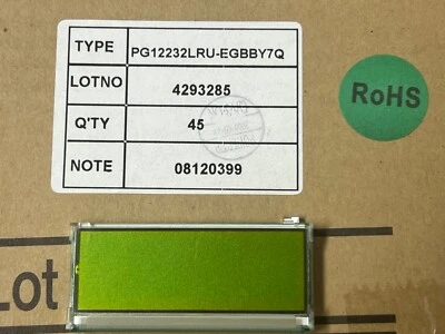 Powertip PG12232LRU-EGBB LCD 122x32 Stecker innen - Bild 1 von 4