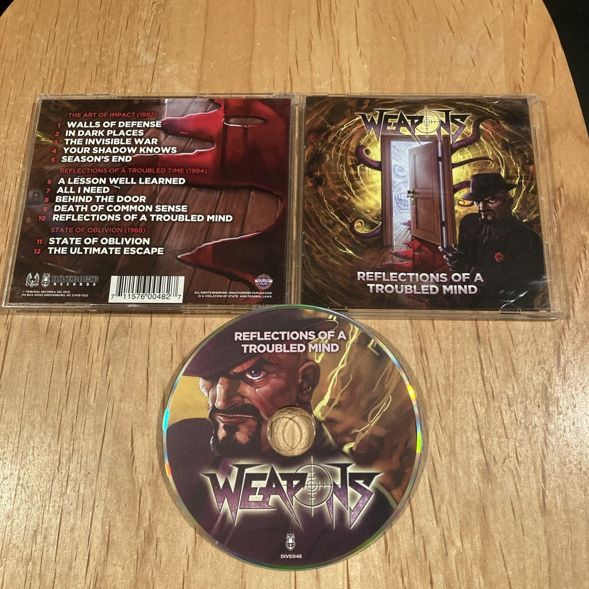 Weapons – Reflections Of A Troubled Mind CD 1st US press terra 