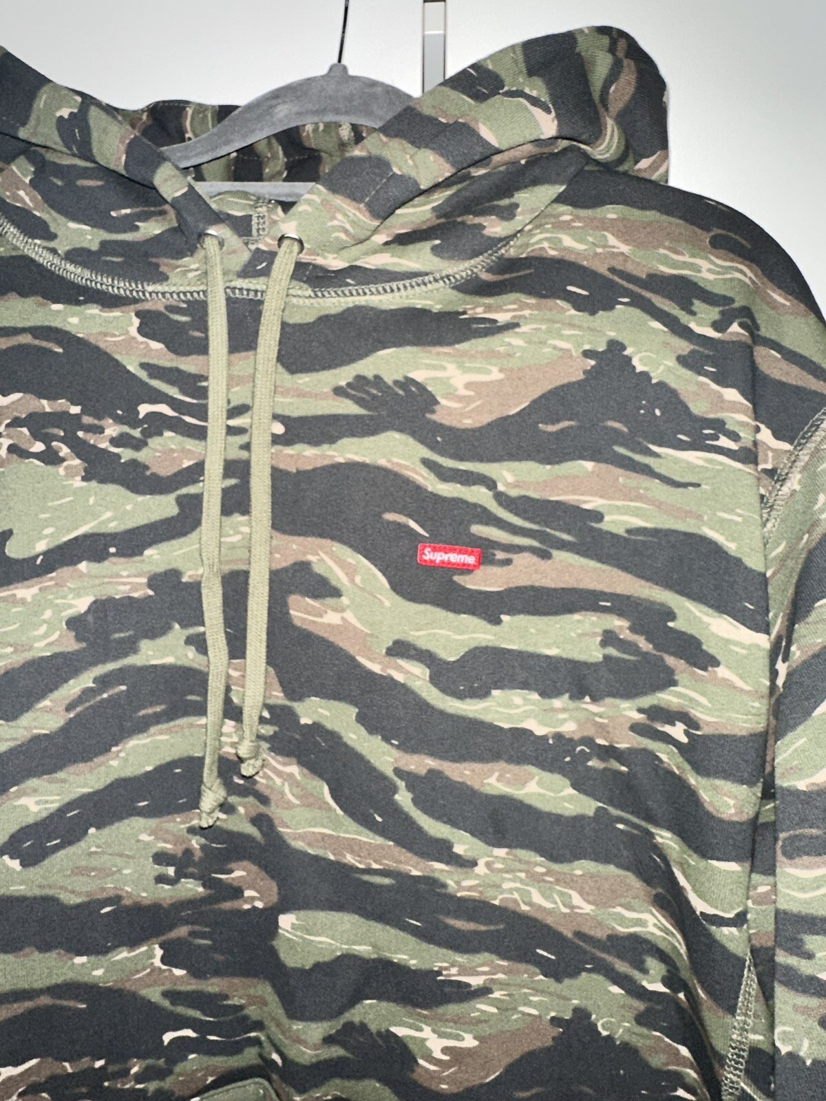 SUPREME - Small Box Logo Camo Drawstring Pull Ove… - image 5