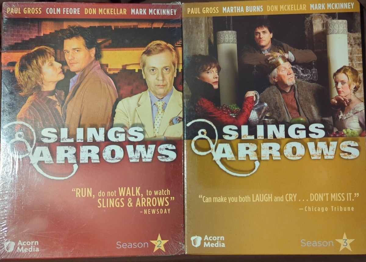 その他 Slings & Arrows: Season 3 [DVD] [Import] 2x Slings & Arrows DVD Set LOT- Complete Second, Third Seasons 2