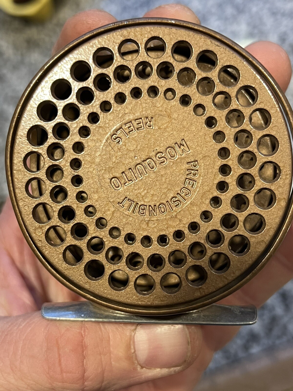 Vintage Precisionbilt Mosquito Fly Reel Vgc Works 3&rdquo;