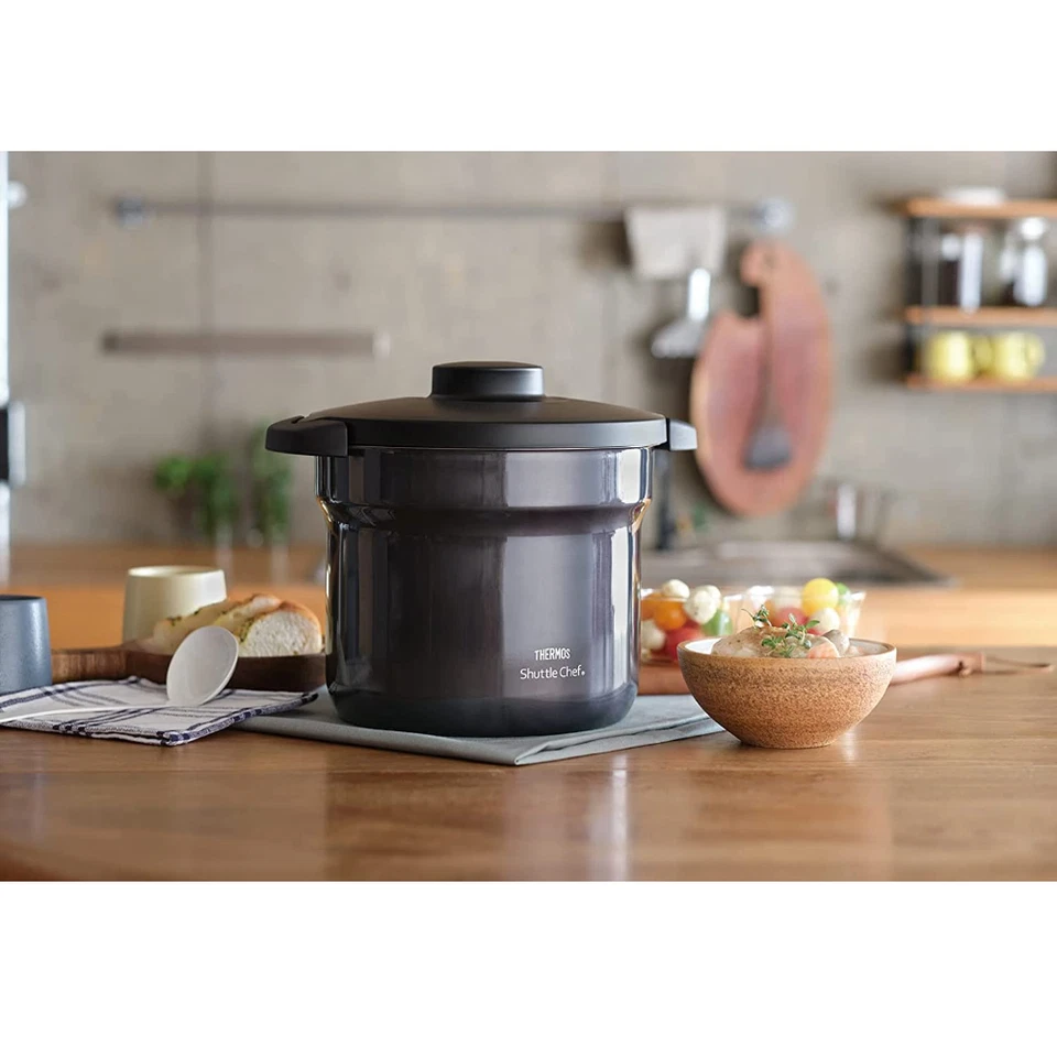 Termo Vacío Cocina Caliente Shuttle Chef 4.3L KBJ-4501 Gris - Para 4 a 6 Personas Foto 4 de 4