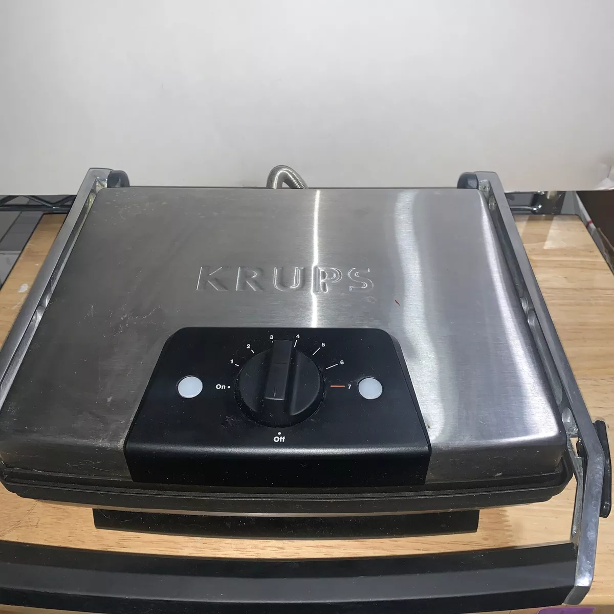 Krups Universal Sandwich Panini Maker 120V Type 6331 Variable Heat- WORKS! | eBay