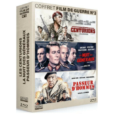 Les Centurions + La Nuit Generales + Passeur d'hommes BLU-RAY BOX NEU