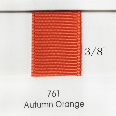 100 % POLYESTER RIPSBAND 3/8 ZOLL - ORANGE