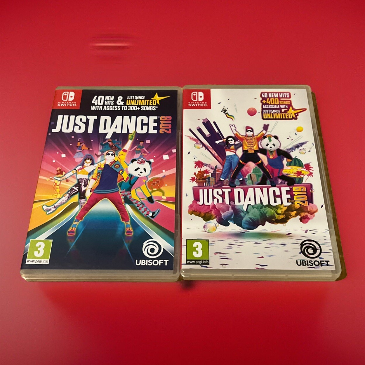 Just Dance 2018 & 2019 Nintendo Switch EXCELLENT Condition CARTRIDGE Version
