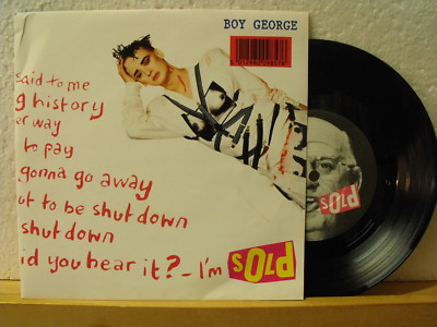 7'' Single - BOY GEORGE - Sold - Are You Too Afraid - UK Virgin BOY 102