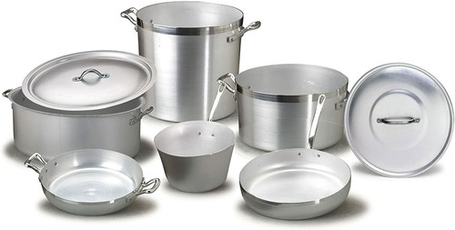 AGNELLI Casseruola Ovale con 2 Manici Pentola 30 cm in Alluminio Professionale - Foto 2 di 2