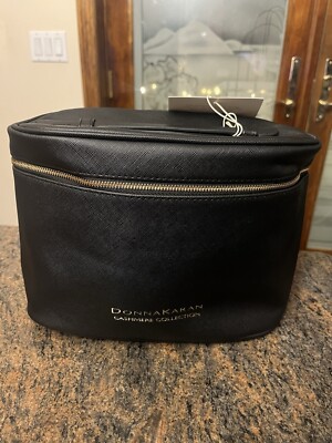 Donna Karan Black Cashmere Collection Cosmetic Vanity Trunk. New With Tags! 