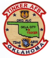 USAF BASE, TINKER AFB, OKLAHOMA, 72ND ABW, OKC ALC