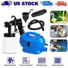 650W Electric HVLP Spray Gun Paint Sprayer Painter 800ml Handheld Painting Tool
