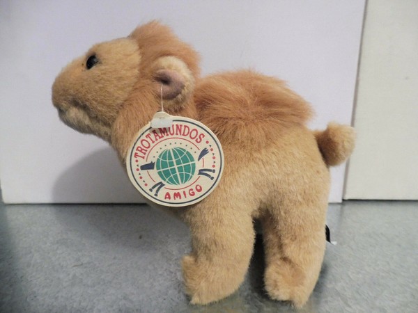 VINTAGE 90´S SMALL CAMEL DROMEDARY STUFFED DOLL !  PELUCHE CAMELLO TOY AÑOS 90