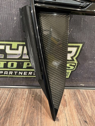 2020 BMW M8 COMP F93 FRONT DRIVER LEFT CARBON FIBER FENDER VENT TRIM OEM *READ* - Picture 6 of 14