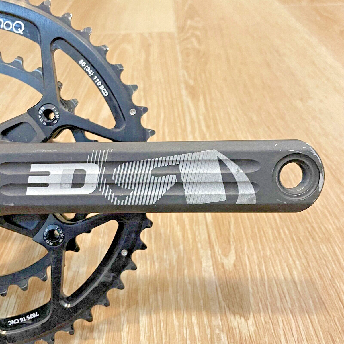 [未使用] ROTOR noQ 50/34 BCD110 Rotor NoQ Outer Chainrings – RA Cycles