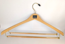 Vintage Jos. A. Bank Wooden Double Pants, Suit Hanger 19"