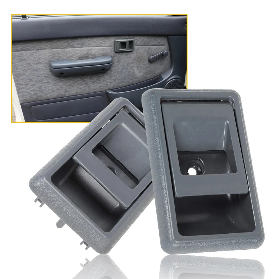 Manija de puerta interior gris conductor pasajero delantero para Toyota Tacoma 1995-2000 Foto 4 de 4