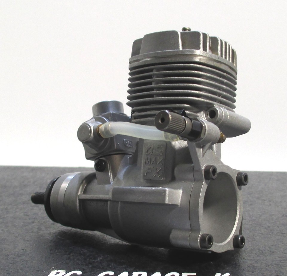 O.S.MAX-46FX 7.45cc 2 cycle glow engine with muffler for R/C airplane ...