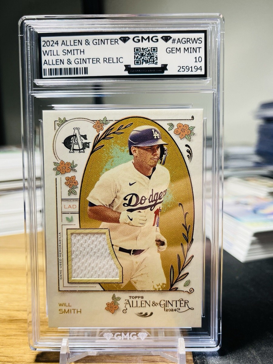 2024 Allen & Ginter Will Smith Game-Used Relic GMG Graded 10 2024 Allen & Ginter Will Smith Game-Used Relic GMG Graded 10