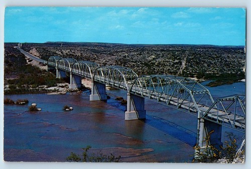 Del Rio Texas Bridge Del Rio Texas Postcard Highway Bridge Devils River Comstock Langtry ...