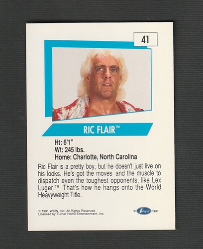 1991 Impel WCW Ric Flair #41 - Picture 2 of 2