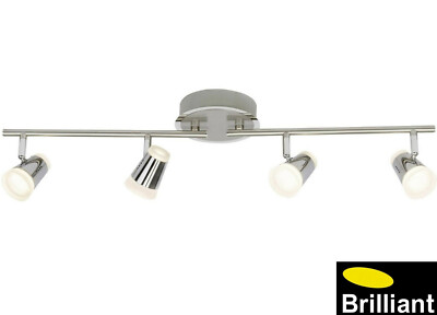 Brilliant  Stairs LED Spot Deckenleuchte Deckenstrahler 4 x 4,5W NEU! G15232/77