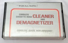Realistic Cassette Tape Head Cleaner / Demagnetizer Vintage AMPEX