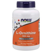 Now Foods, L-ORNITHINE, AminosäUre, 500Mg 120 Veg. Kapseln Super Preis