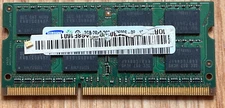 Samsung 2GB 2Rx8 PC3-12800S-11-10-F2 DDR3 Laptop RAM. Condition New.
