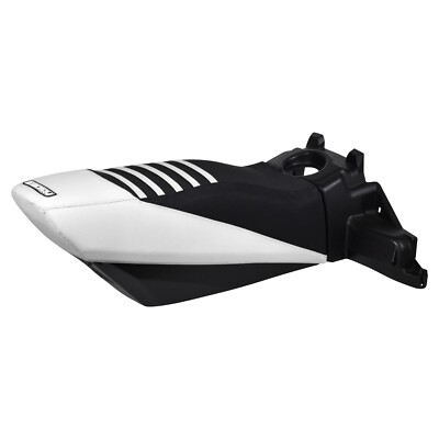 2023-2024 Skidoo MXZ 200 Snowmobile Seat Cover  WHITE/BLACK/WHITE ribs #423