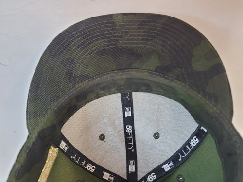 New Era MiLB Inland Empire 66ers Fitted Hat 59Fifty CAMO Size 7 1/8 cap - Picture 8 of 12