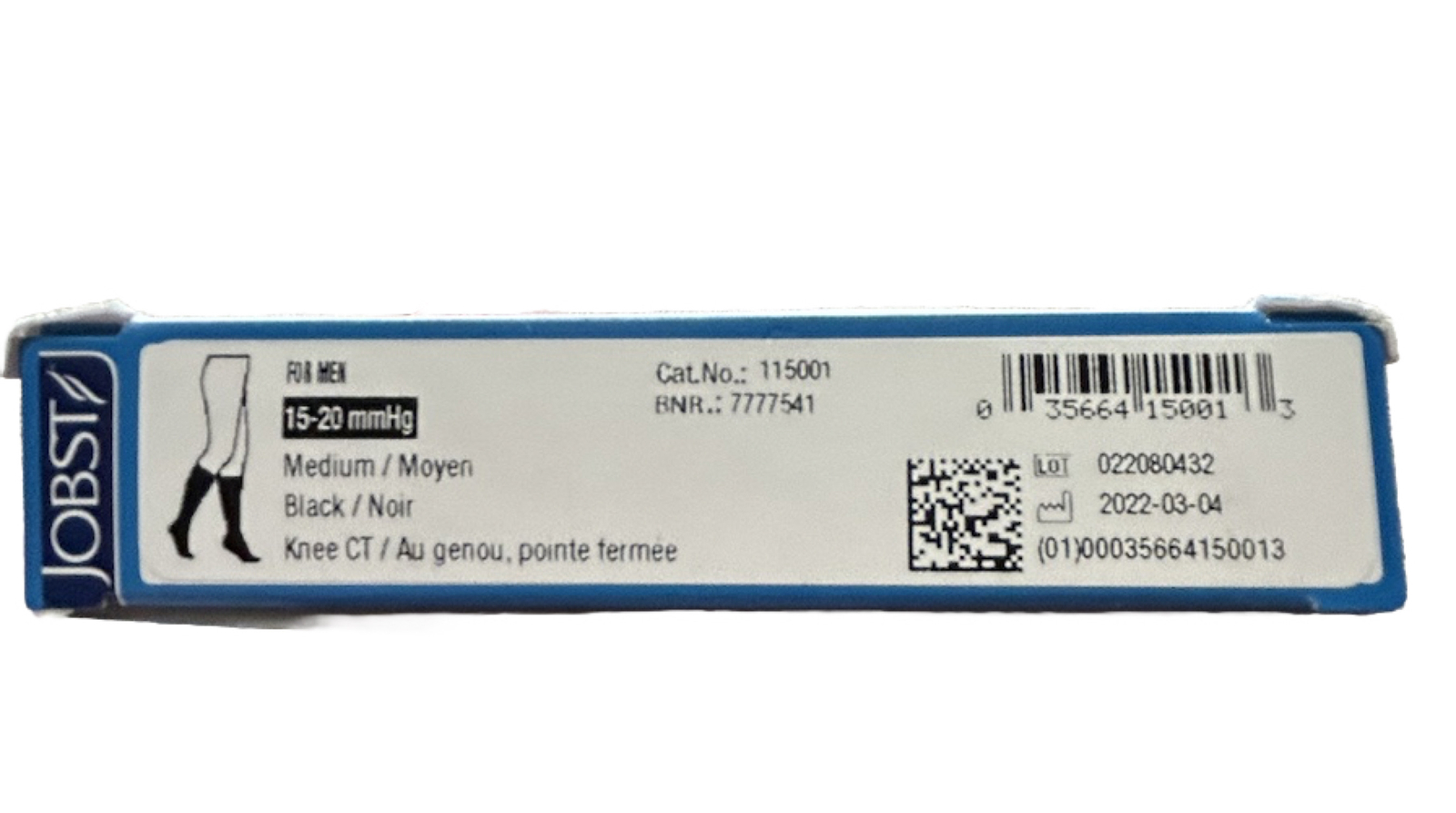 JOBST Men MEDIUM Medical Compression Black Dress Socks 1520 mmHg Knee