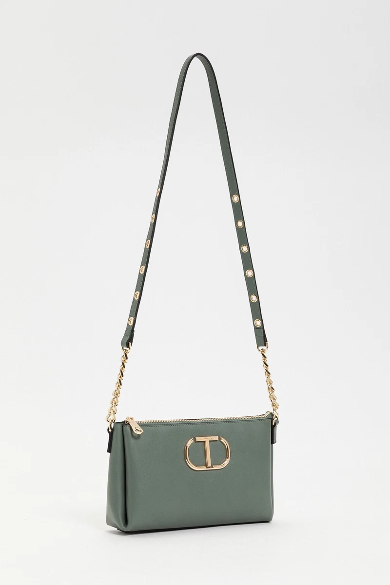 TWIN SHOULDER BAG SET 222TD8226 ALPINE GREEN