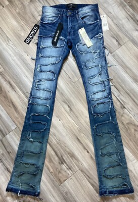 JORDAN CRAIG  MARTIN STACKED - OASIS DENIM JEAN (NIGHTFALL)