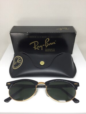 New Vintage Ray Ban Bausch & Lomb Oval Clubmaster W1263 C New Vintage Ray Ban Bausch & Lomb Oval Clubmaster W1263 C