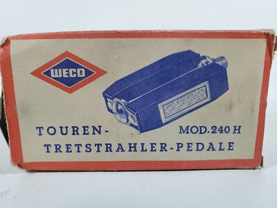 Pédale Droite WECO Pour Vélo Ancien - 9/16 - Vintage - Pour Pièces
