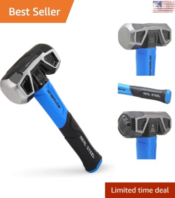 Reinforced Forged Graphite Drilling Sledge Hammer - Efficient Impact - Durable