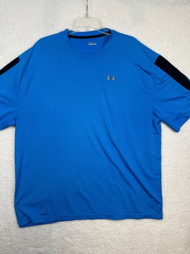 Under Armour Shirt Mens XXL Blue Weave 