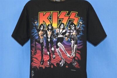 KISS キッス Tシャツ ビンテージ(1996) ビンテージ90's○KISS ALIVE/WORLDWIDE '96 '97 ツアーTシャツ黒