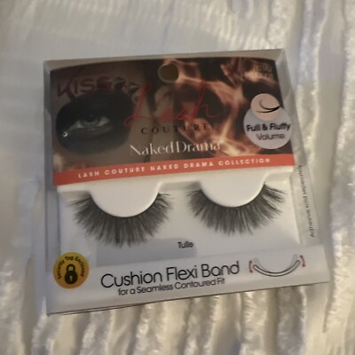 KISS Lash Couture- Naked Drama 3D False Mink False Eyelashes Tulle 76342