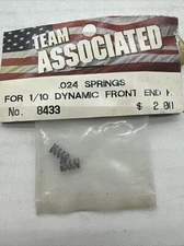 Team Associated .024 Springs - 1/10 Dynamic Front End Kit #8433 NIP B34
