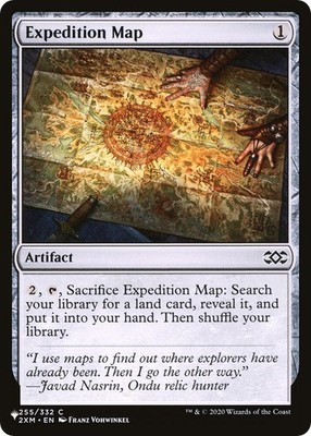Expedition Map 255/332 Common The List Reprints Near Mint