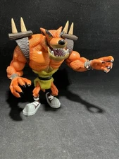 1998 Tiny Tiger Crash Bandicoot Resaurus Action Figure